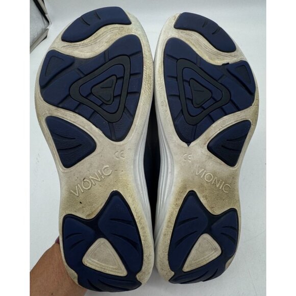 Vionic Womens Adell Slip On Athletic Shoes Round Toe Size 7 Navy Comfortable - Picture 2 of 14